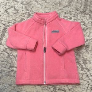 Colombia fleece jacket. Baby girl size 12-18months